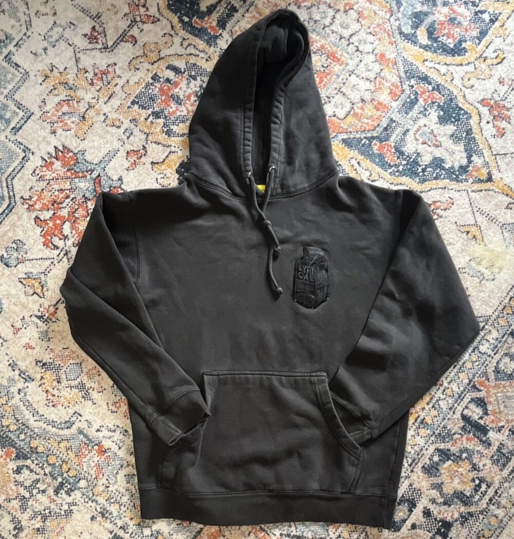 Independent Black Lyrical Lemonade Logo Pullover Fleece Hoodie Men's S